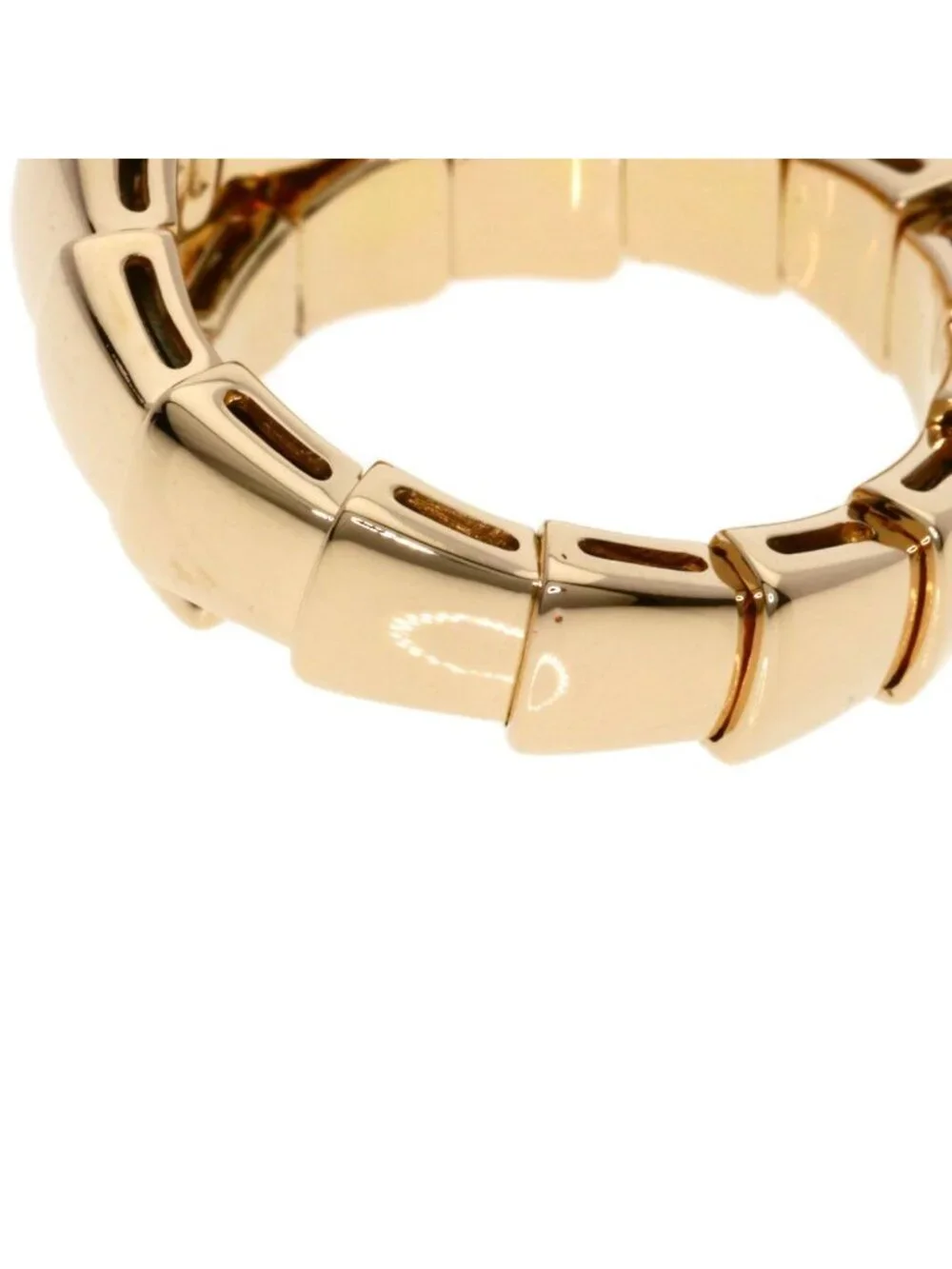 Bvlgari Serpenti Viper Diamond M Ring 18K Pink Gold
